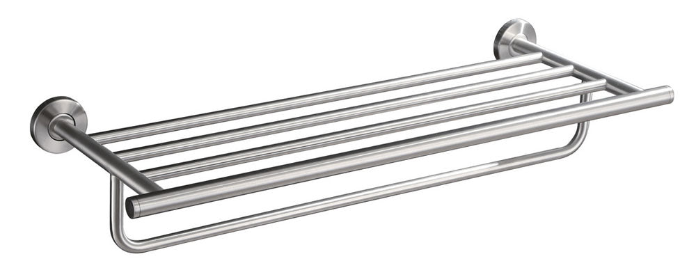 304 towel holder with shelf 60 cm stainless steel