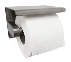 Brush toilet roll holder stainless steel