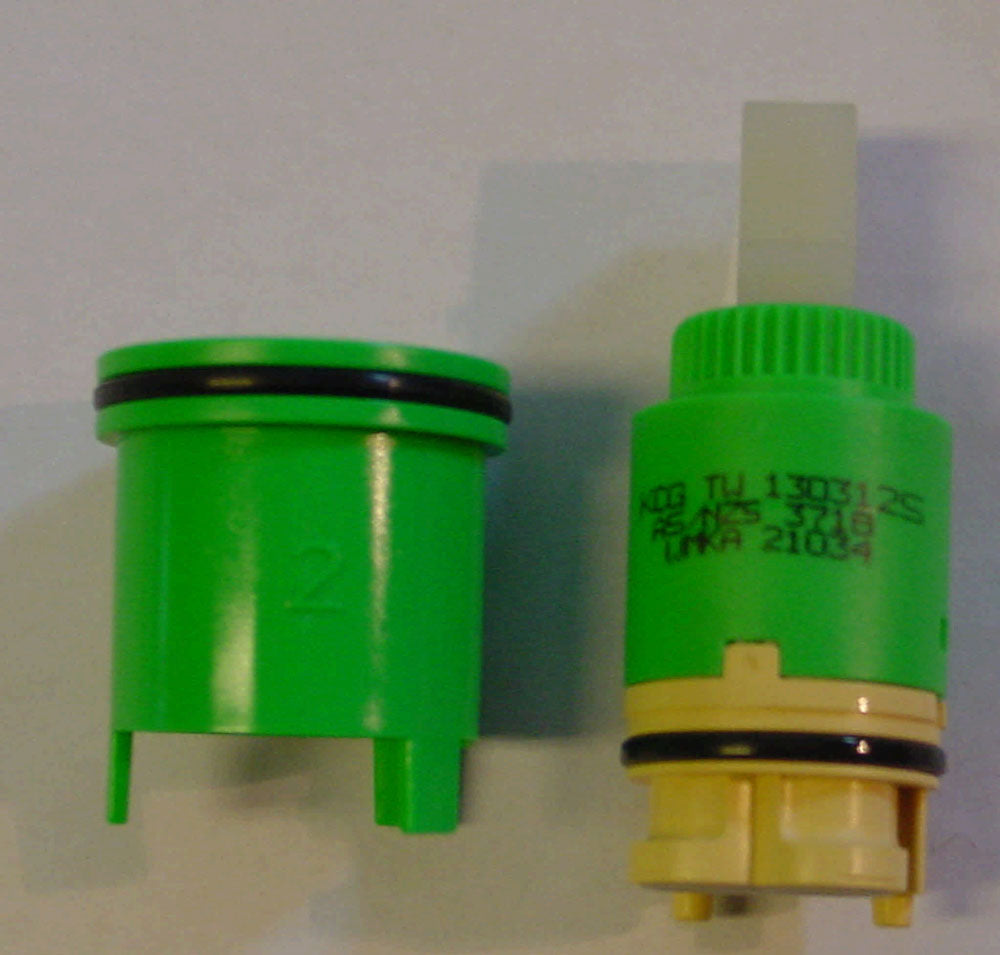 Ceramic cartridge 25mm + adapt. 28mm high