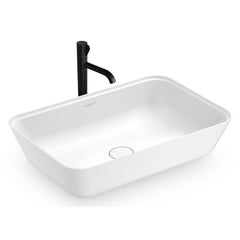 StoneArt Wastafel LC203 - mat wit - 60x40cm