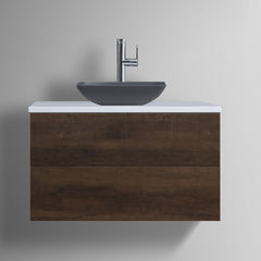 StoneArt Wastafel LC115 - mat grijs - 38x38cm