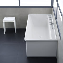 StoneArt Vrijstaand Badkuip BS-537 - glanzend wit - 180x88
