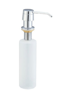 built-in soap dispenser chrome plastic bottle 250ml
