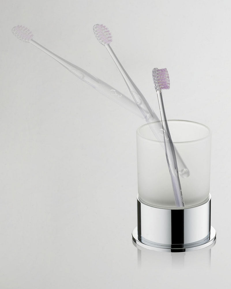 Ida Freestanding Toothbrush Holder Chrome