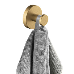 Alonzo towel hook large brushed brass