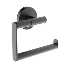 Alonzo toilet roll holder without flap gunmetal PVD