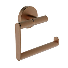 Alonzo Toilet Roll Holder without Cover Brushed Bronze Copper PVD
