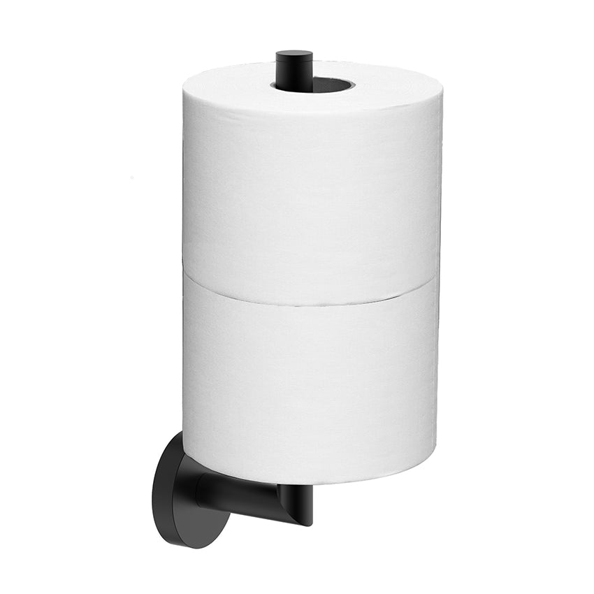 Alonzo spare toilet roll holder matt black