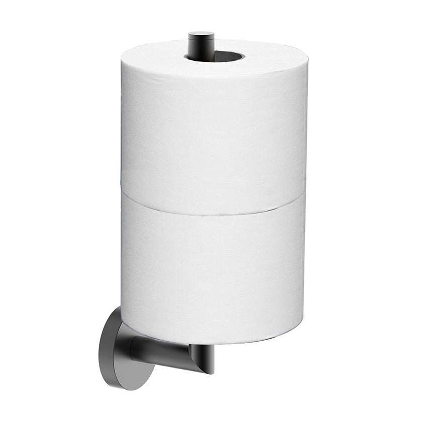 Alonzo spare toilet roll holder gunmetal PVD