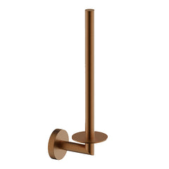 Alonzo spare toilet roll holder brushed bronze copper PVD