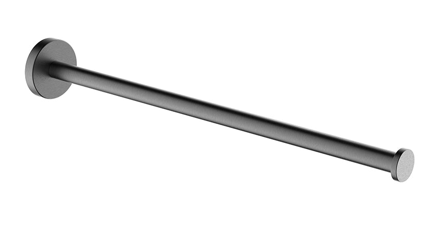 Alonzo Towel Rack 1-Arm Gunmetal PVD