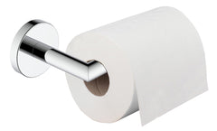 Alonzo toilet roll holder with fixed arm chrome