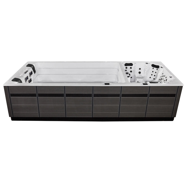 AWT Innovation 590 Dual - zwemspa en whirlpool - 580x235 - grijs - wit