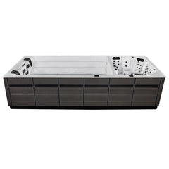 AWT Innovation 590 Dual - zwemspa en whirlpool - 580x235 - grijs - wit