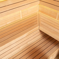 AWT Sauna E1611A Hemlock 220x220 9kW EOS Bi-O Cubo