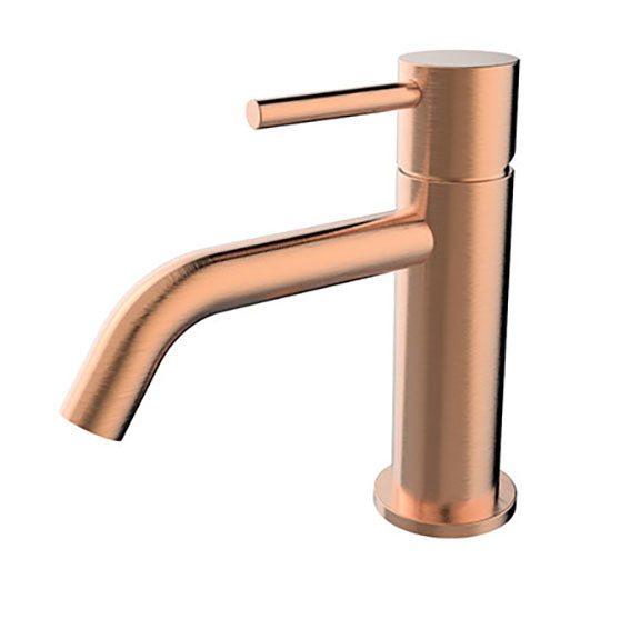 Style basin mixer brushed copper PVD