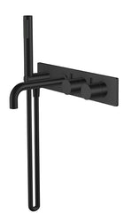 Style badthermostaat muur inbouw mat zwart