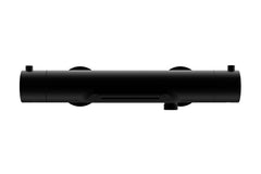 Style thermostatische badmengkraan waterval cooltouch mat zwart