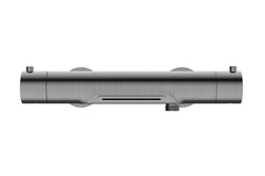 Style thermostatic bath mixer tap waterfall cooltouch gunmetal
