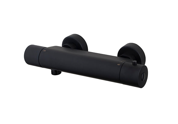 Eco Cool-Touch Thermostatic Shower Mixer Matte Black