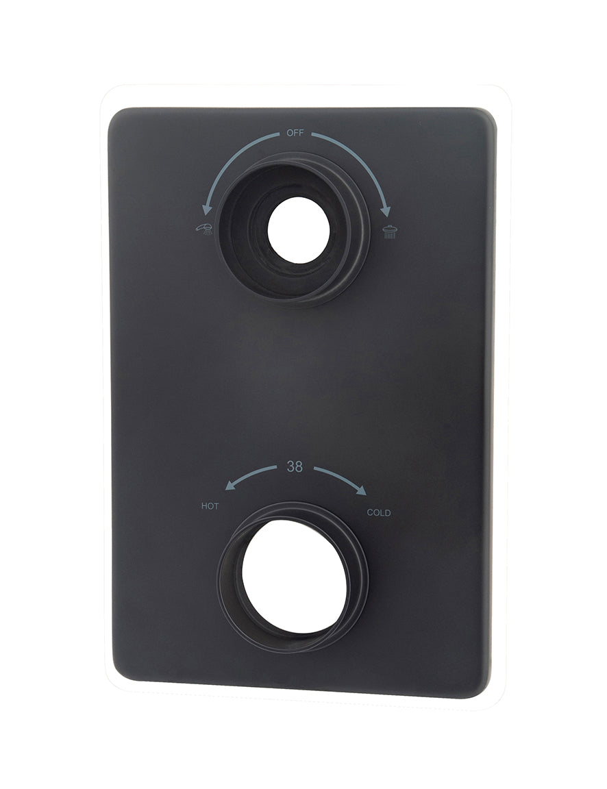 Caral extension set finishing part 2 way matt black