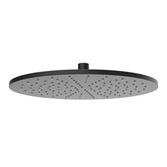 UniMatch hoofddouche rond 30 x 0,8 cm mat zwart