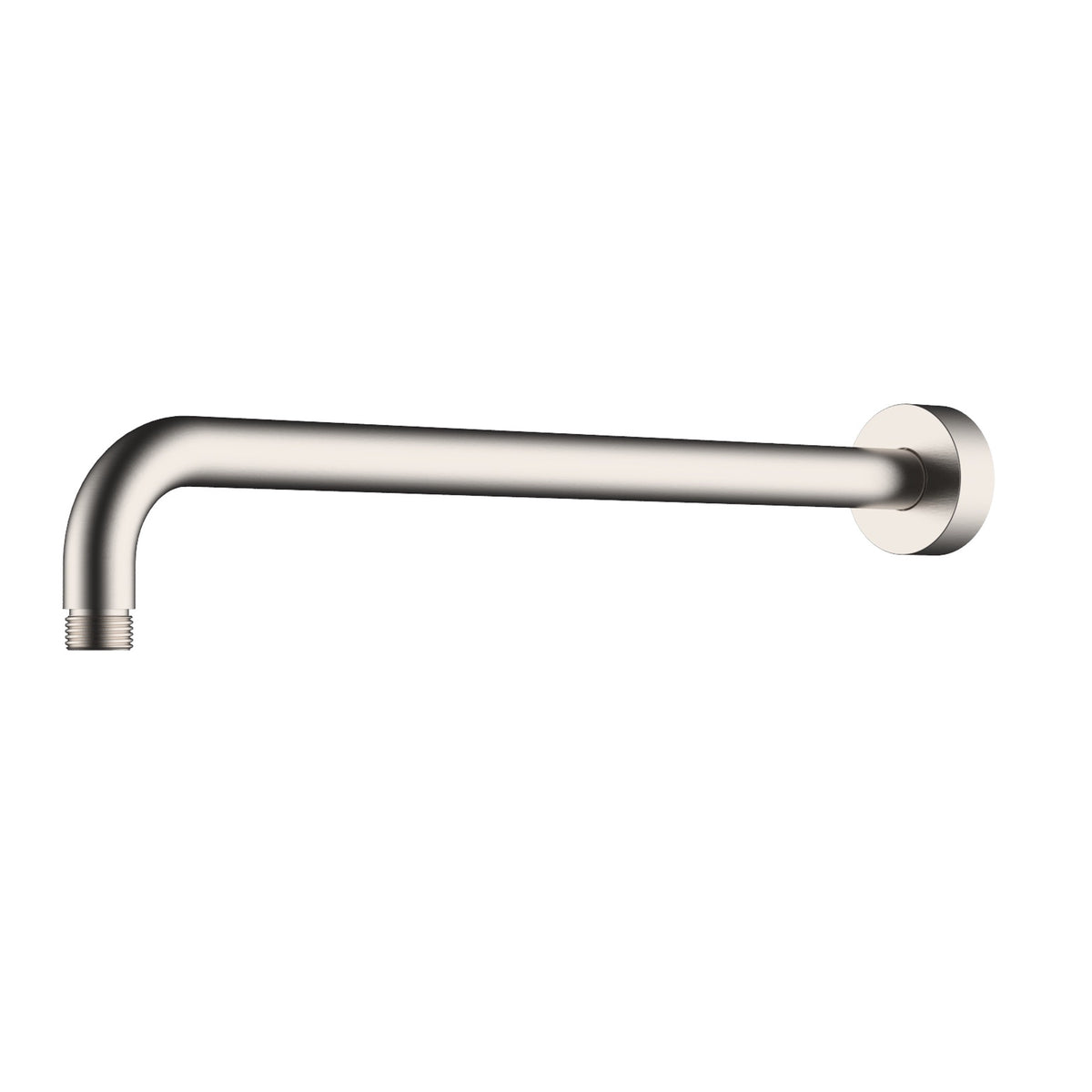 UniMatch shower arm with wall mount 35 cm brushed steel PVD
