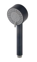 UniMatch Cadans handdouche 3 standen Ø 8 cm mat zwart