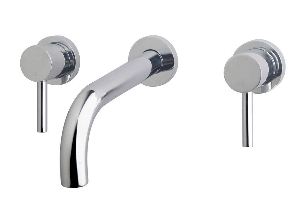 Caral built-in 2-handle basin mixer chrome