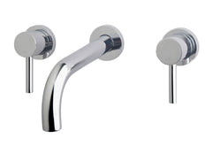 Caral built-in 2-handle basin mixer chrome