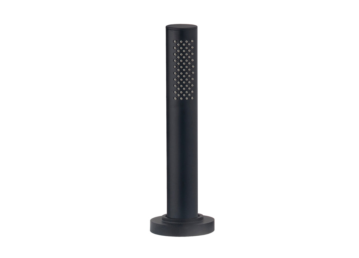 Caral bathtub rim hand shower set matte black
