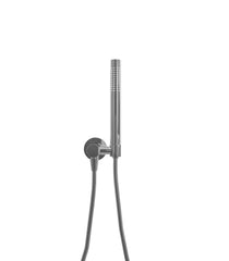UniMatch hand shower set with 1-spray bar hand shower, shower hose, and wall outlet elbow chrome