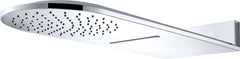 Wall-mounted head shower with waterfall 25 x 60 cm chrome
