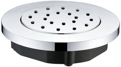 recessed adjustable body spray round 135mm ABS chr