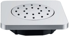 Built-in adjustable side shower square 135x135 ABS chrome