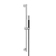 UniMatch slider rail set complete with single-function stick hand shower chrome/matte black