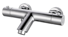 Rio thermostatische badmengkraan 15 cm chroom