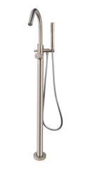 Caral Freestanding Bathtub Mixer Brushed Steel PVD