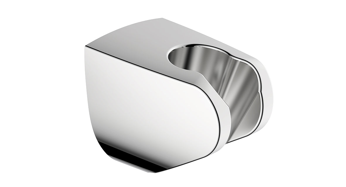 Caral wandhanddouchehouder kunststof chroom