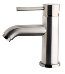 Caral Cadans Basin Tap Low Brushed Steel PVD