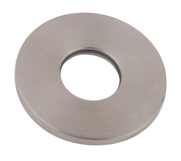 Caral rosette spout single-lever basin mixer 65 mm brushed steel PVD