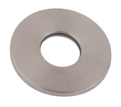 Caral rosette spout single-lever basin mixer 65 mm brushed steel PVD