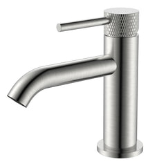 Ribbd fonteinkraan 1/2" geborsteld staal PVD