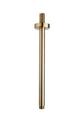 UniMatch douchearm met plafondbevestiging 30 cm geborsteld messing PVD