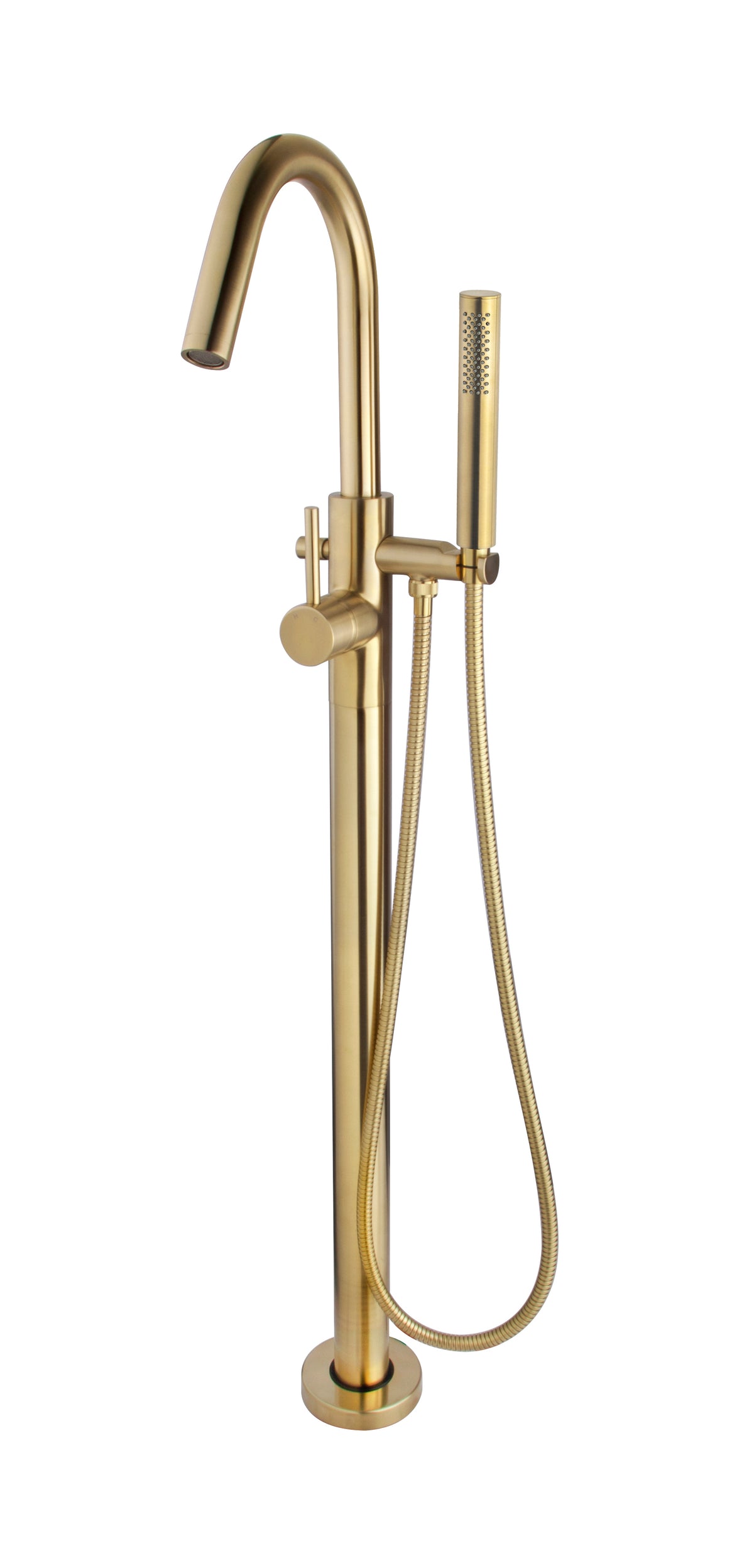 Caral freestanding bathtub faucet brushed brass PVD