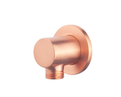 UniMatch wall elbow round 1/2" brushed copper
