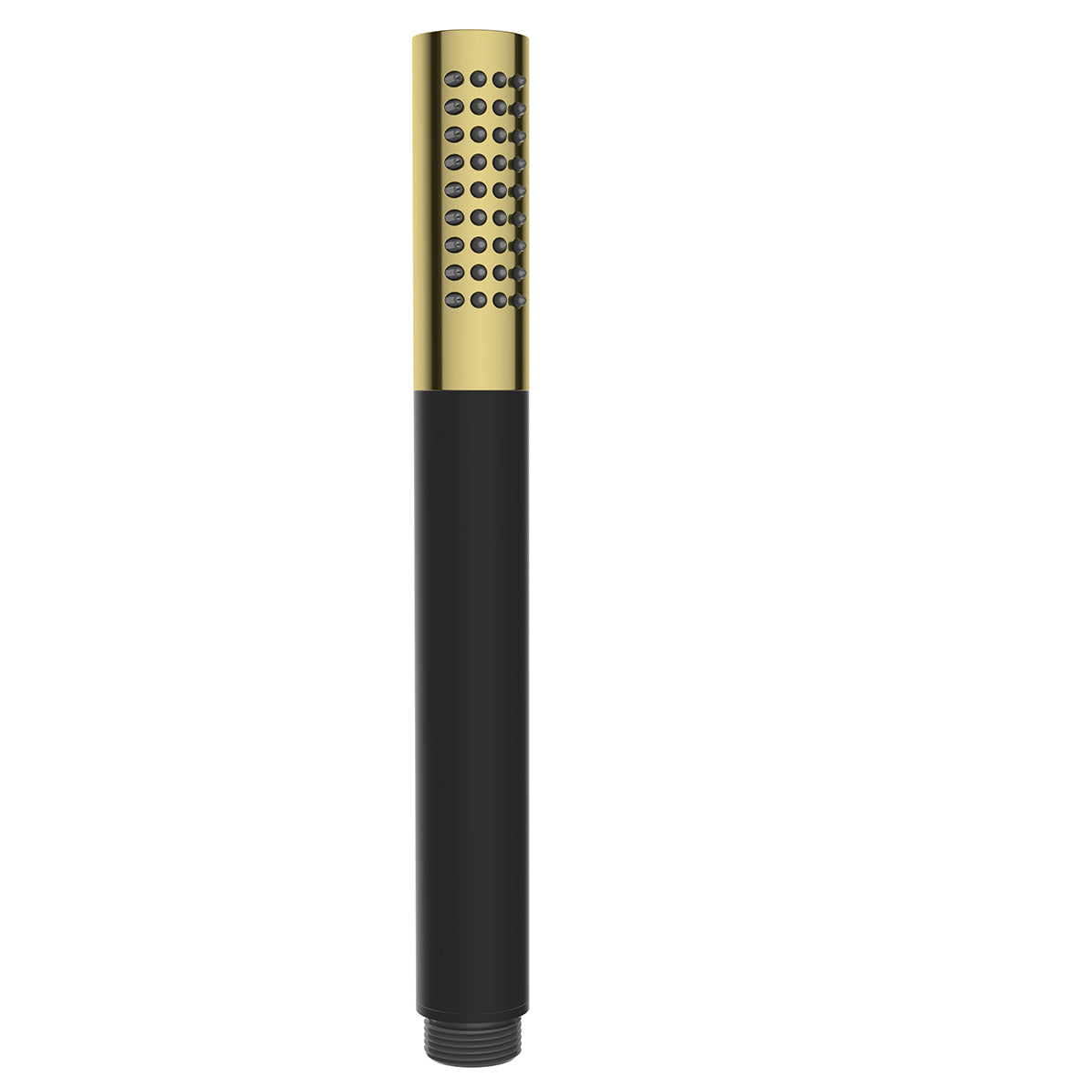 UniMatch staafhanddouche 1 stand geborsteld messing/mat zwart PVD