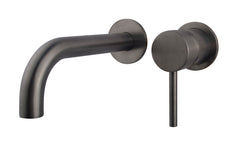 Caral trim part single lever basin mixer with cold start gunmetal PVD