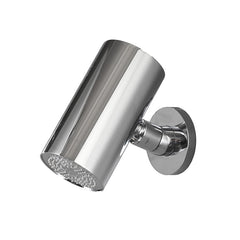UniMatch Beam hoofddouche rond 1 stand met muurbevestiging chroom