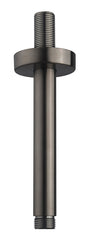 UniMatch shower arm with ceiling mounting 15 cm gunmetal PVD